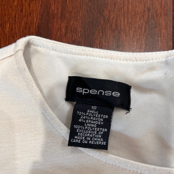 Lot of 2 black and white stripes sleeveless knit dresses office professional - Picture 8 of 8